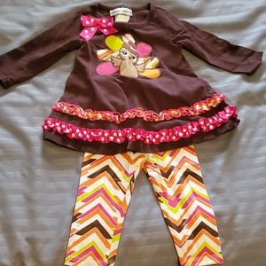 6-9 mo festive Thanksgiving outfit
